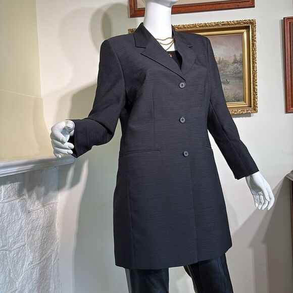 La Moda Amari Atrium Hotel Bangkok 100% Silk Blazer Coat - Picture 5 of 15